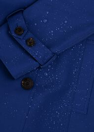 Saskia Water Resistant Trench Coat, Cobalt, hi-res
