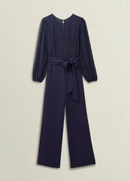 Anoushka Hot Fix Jumpsuit, Midnight Navy, hi-res