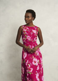 Petite Carly Dress, Pink Multi, hi-res