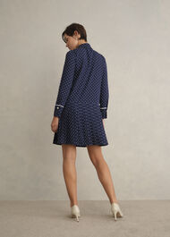 Francesca Dress, Midnight Ivory, hi-res