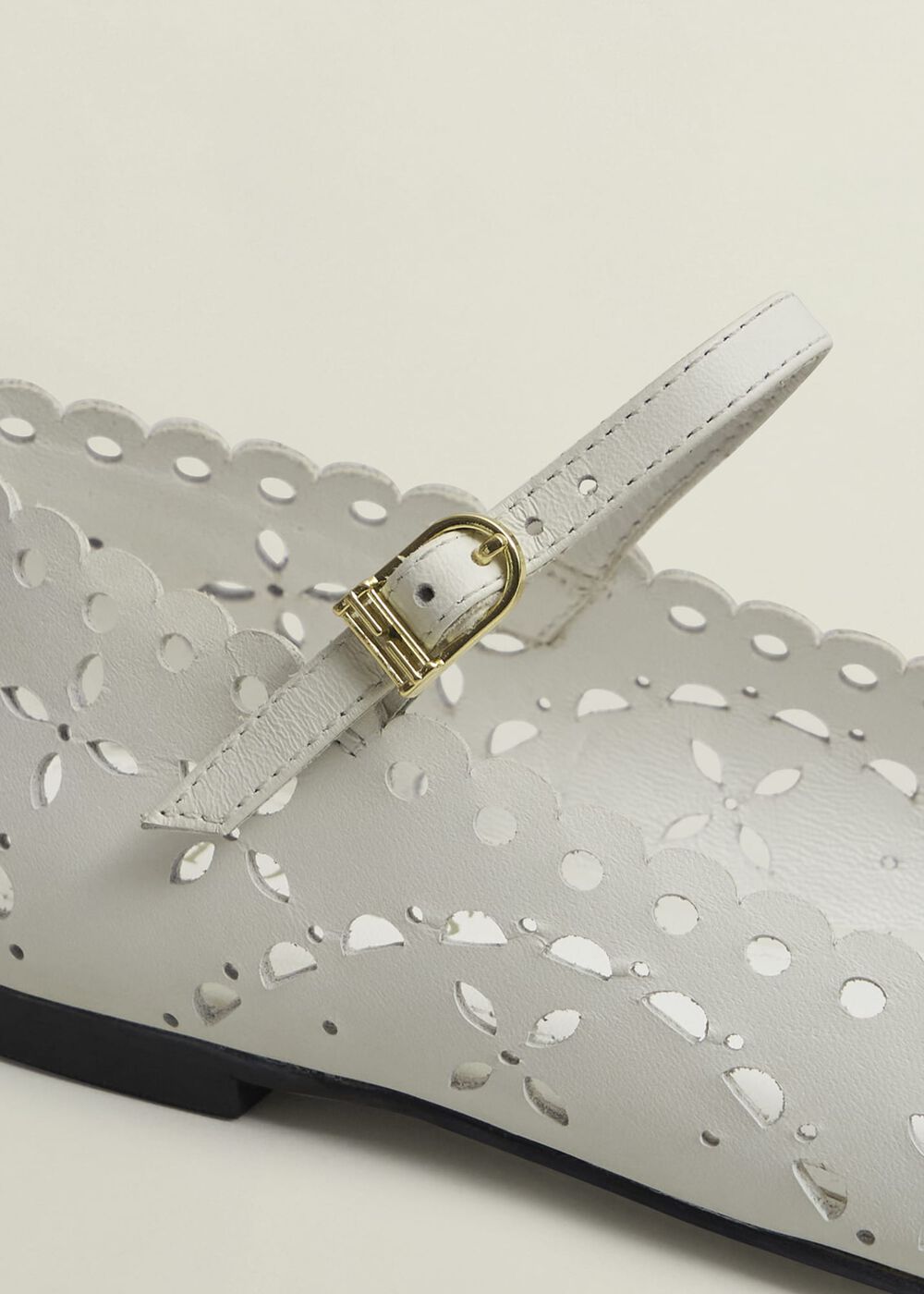 Chrissy Cut Detail Mary Janes, Ivory, hi-res