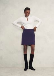 Sierra Knitted Shirt, Warm Ivory, hi-res