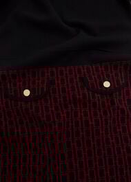Perrie Knitted Dress, Black Rhubarb, hi-res