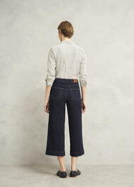 Brinley Crop Wide Leg Jeans, Indigo, hi-res