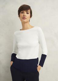 Alice Sweater, Ivory Midnight, hi-res