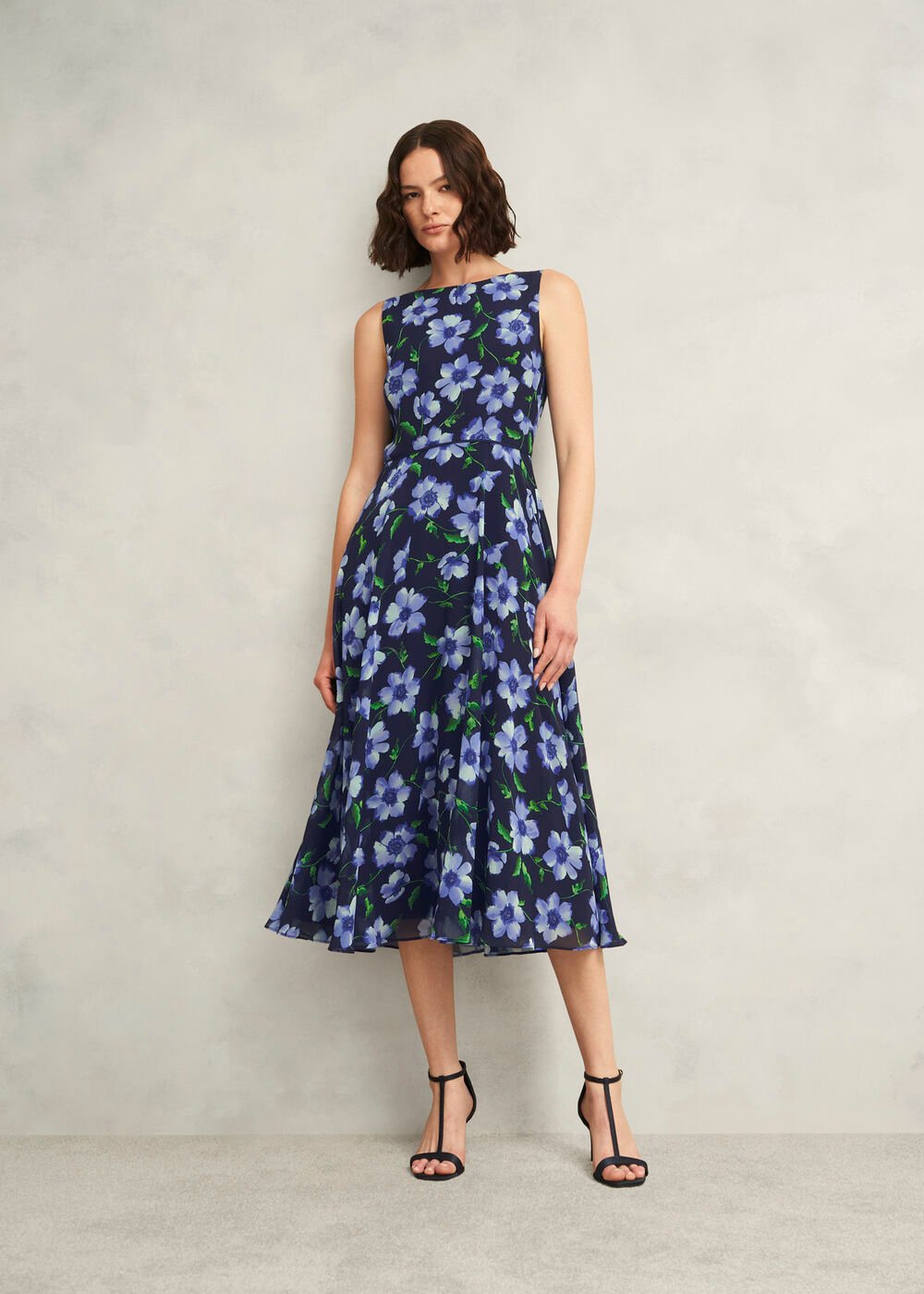 Petite Carly Dress, Midnight Multi, hi-res