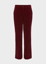 Kassandra Cord Pants, Dark Red, hi-res