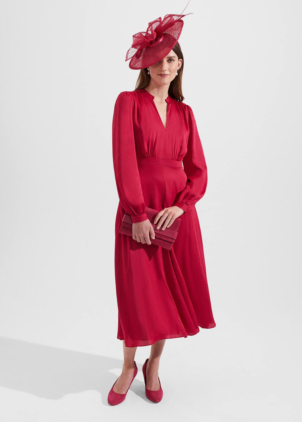 Honour Clutch, Jam Pink, hi-res