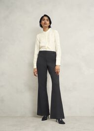 Sinclair Trouser with Wool, Black, hi-res