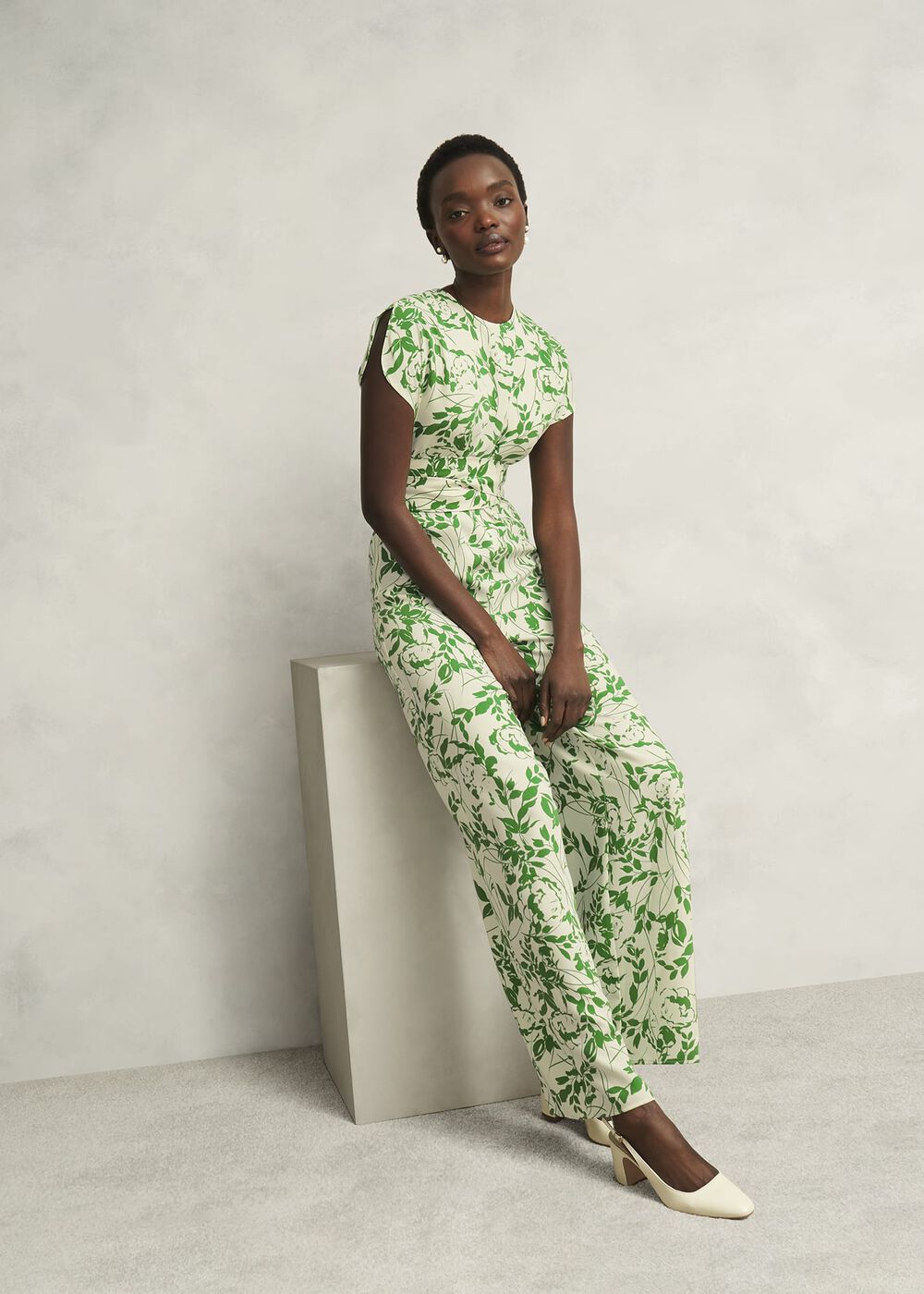 Cressida Jumpsuit, Cream Green, hi-res