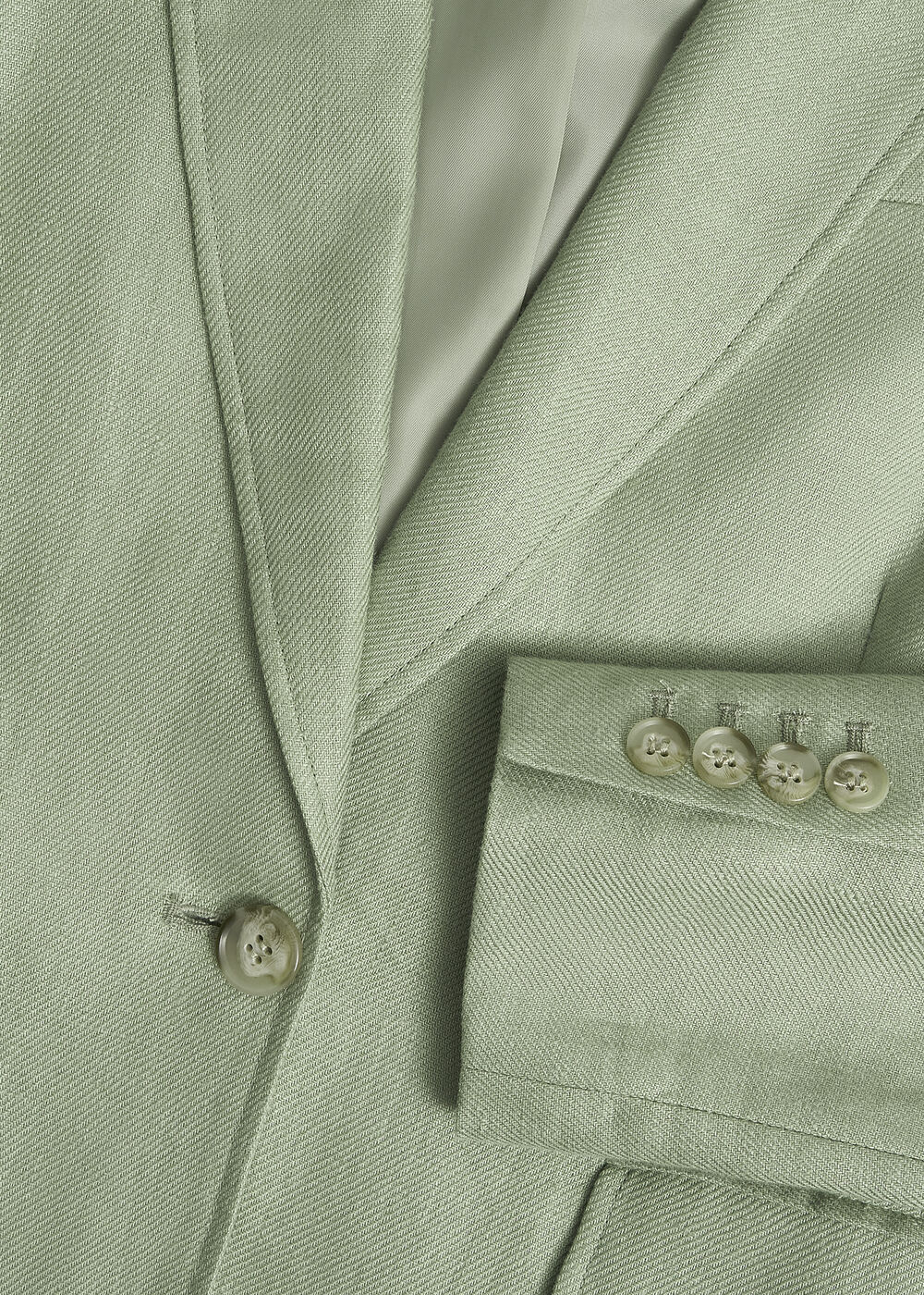 Petite Marietta Linen Jacket, Sage Green, hi-res