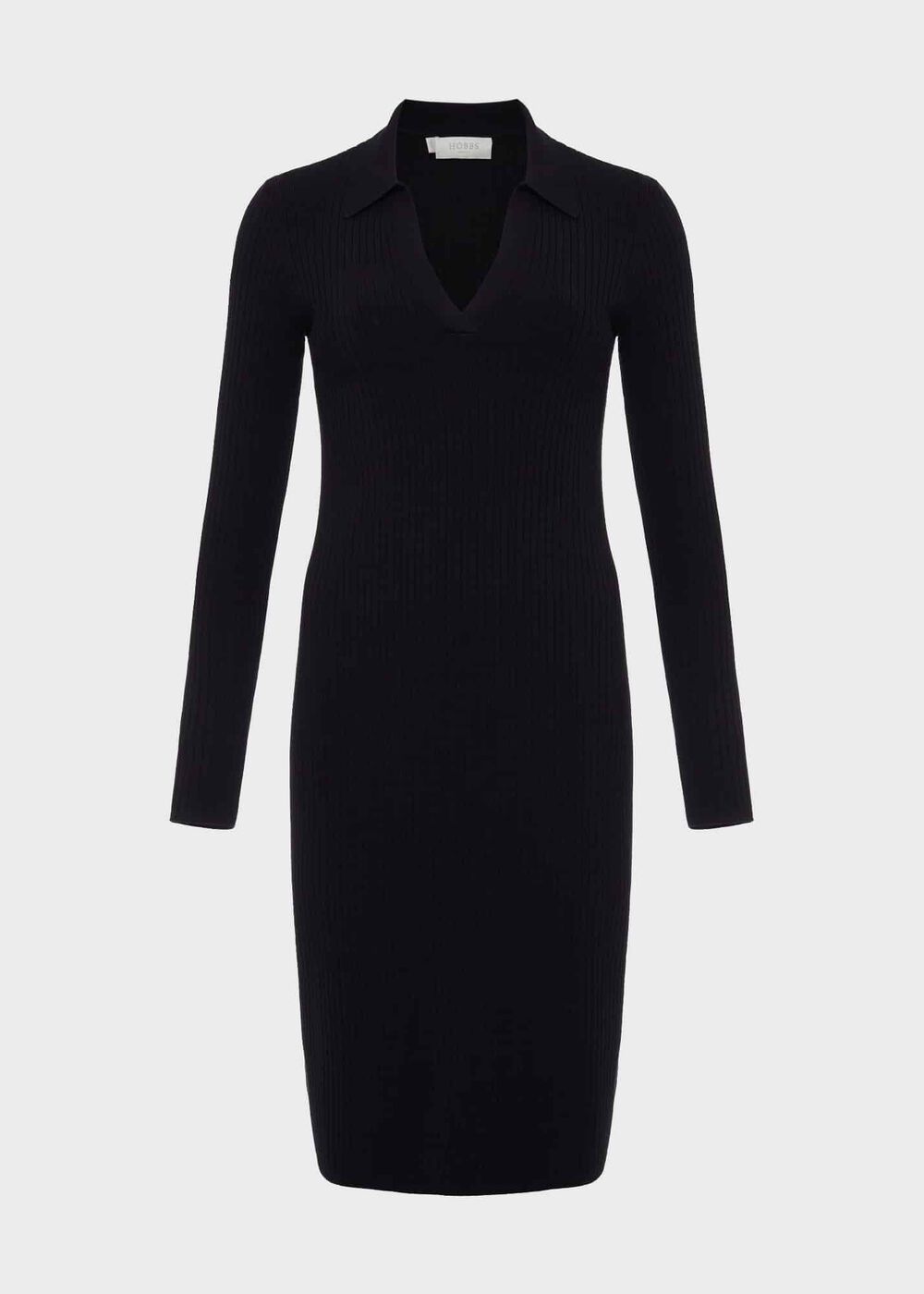 Vera Knitted Dress, Navy, hi-res