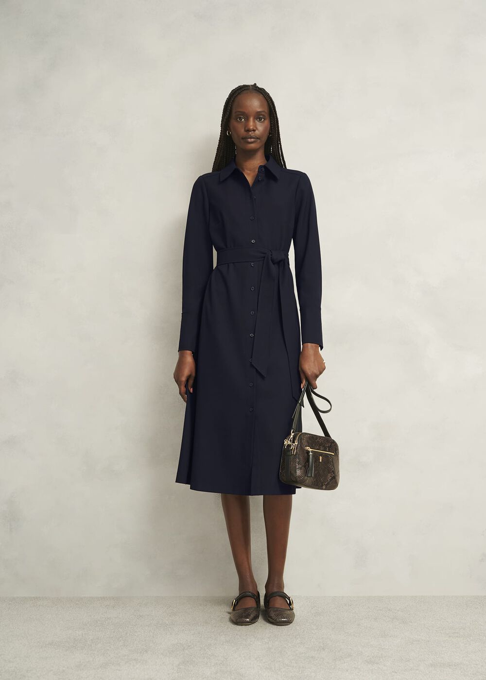 Lyla Dress, Navy, hi-res