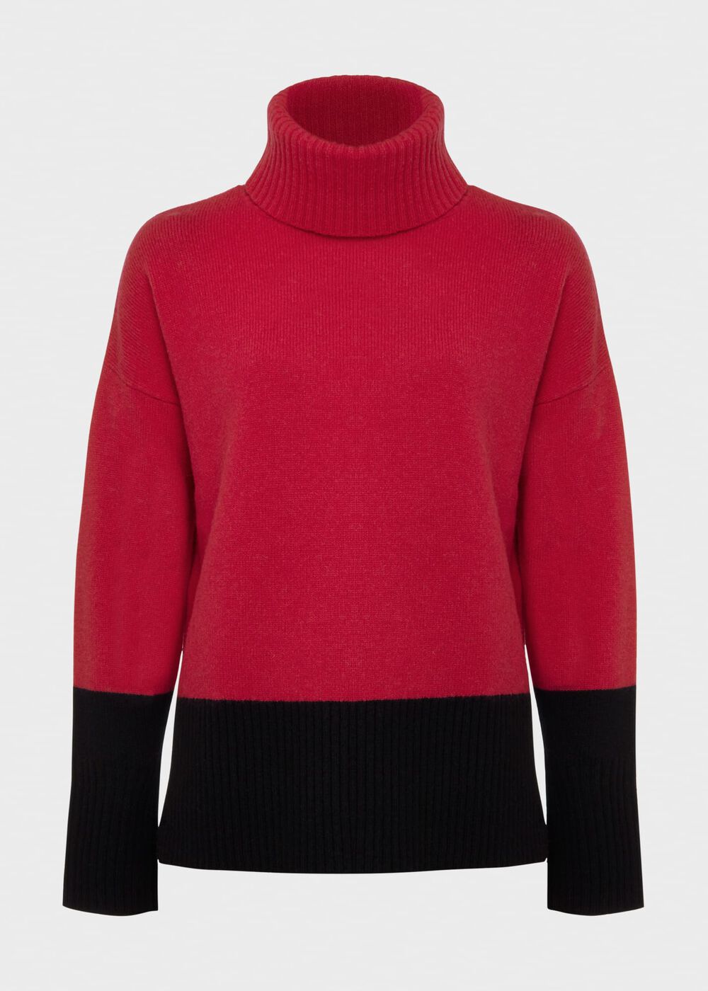 Melodie Merino Wool Jumper, Cerise Black, hi-res