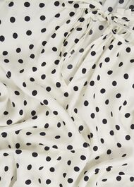 Adriel Blouse, Ivory Navy, hi-res