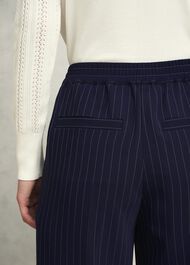 Hadley Pinstripe Pants, Midnight Ivory, hi-res