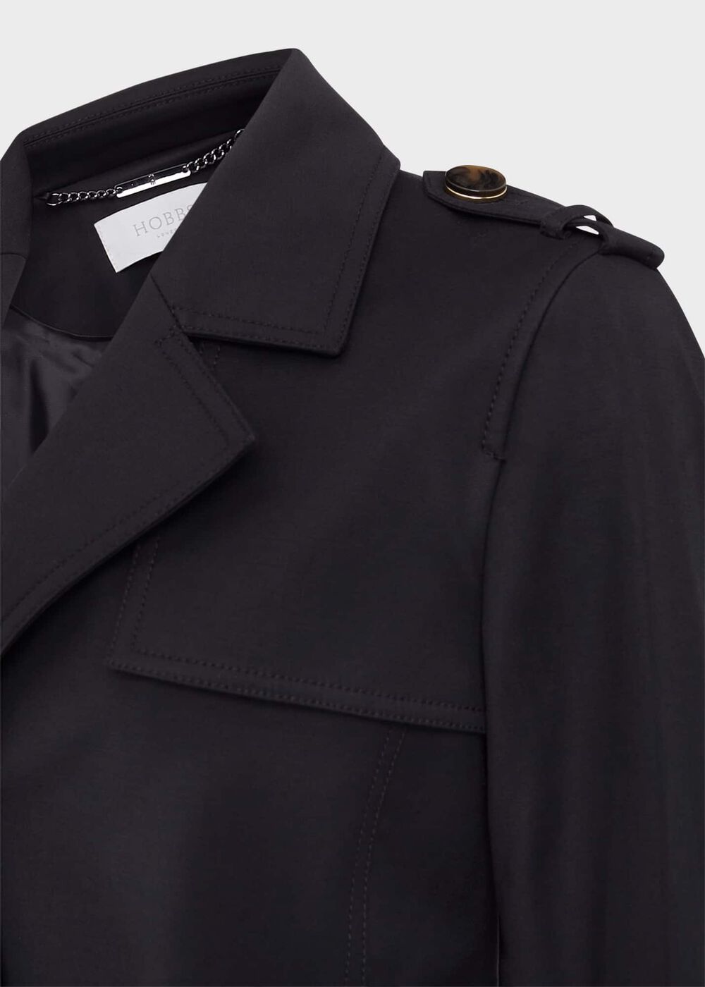 Mira Trench, Black, hi-res