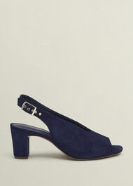 Kali Suede Sandals, Midnight Navy, hi-res