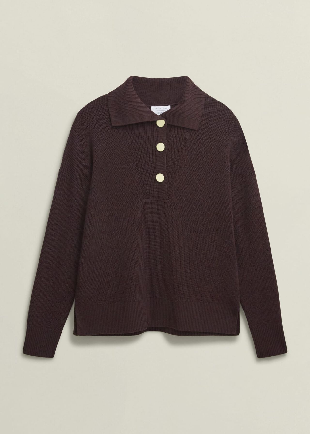 Brenna Merino Wool Sweater , Malbec, hi-res