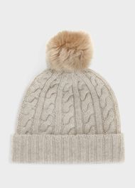 Taylor Cable Hat, Natural, hi-res