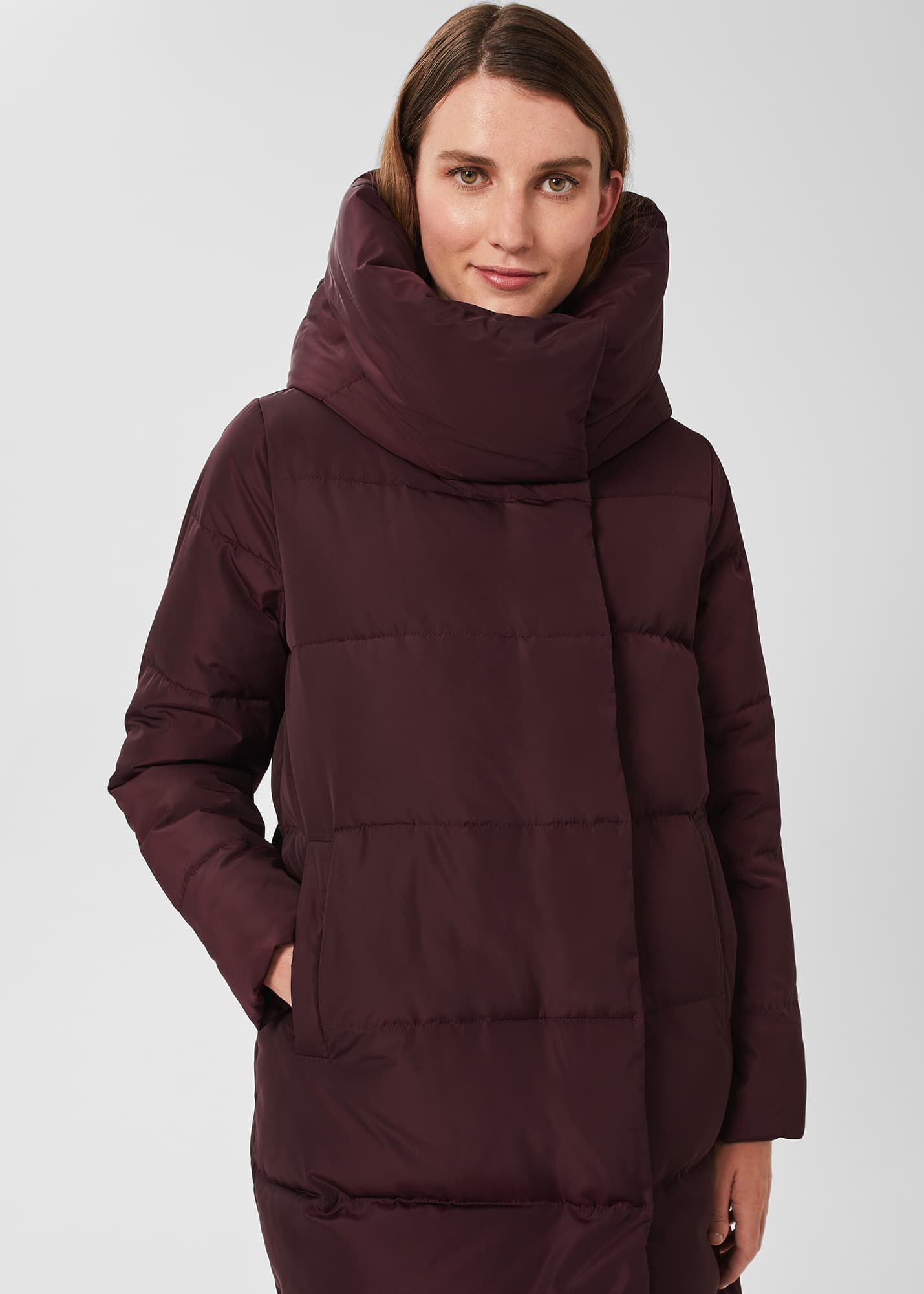 Heather Water Resistant Puffer Jacket |