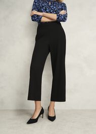 Dina Crop Pants, Black, hi-res