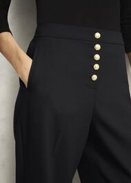 Highclere Wide Pants, Black, hi-res