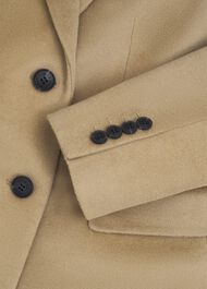 Petite Cavendish Wool Coat, Hobbs Camel, hi-res