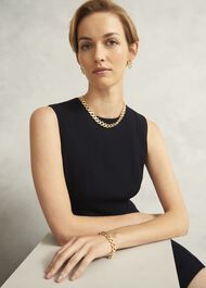 Prue Necklace, Gold, hi-res