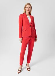 Petite Suki Trousers, Flame Red, hi-res