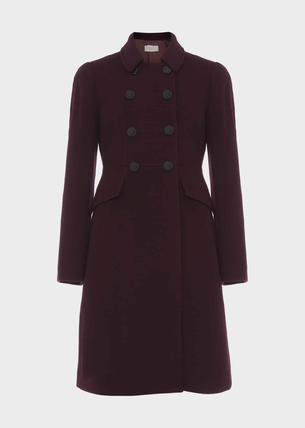 Janaya Wool Blend Coat, Mullberry Red, hi-res
