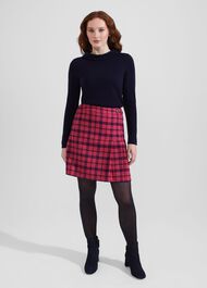 Audrey Wool Cashmere Sweater, Navy, hi-res