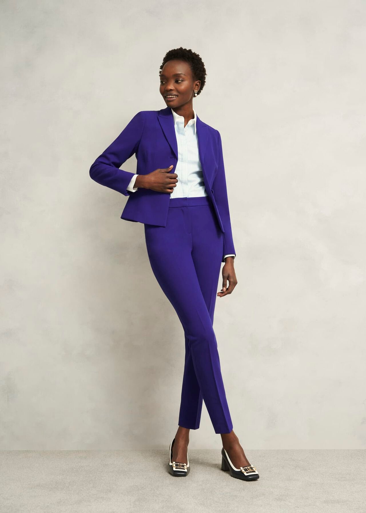 Katia Tapered Trousers, Cobalt Blue, hi-res