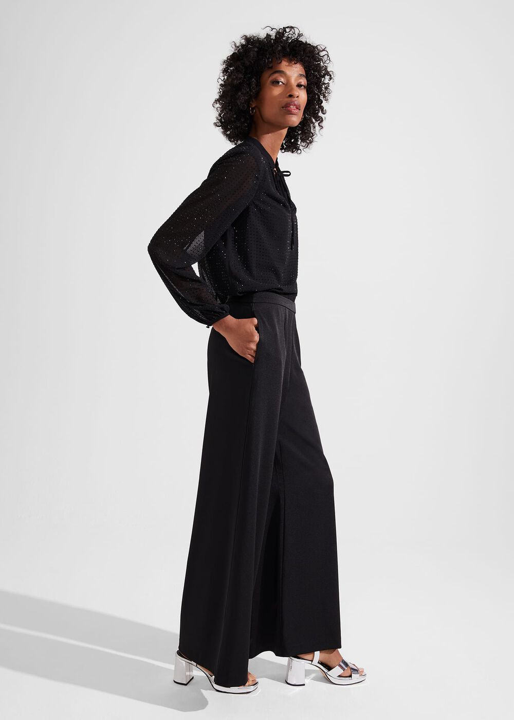 Guiliana Pants, Black, hi-res