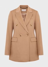 Clarence Wool Blazer, Camel, hi-res
