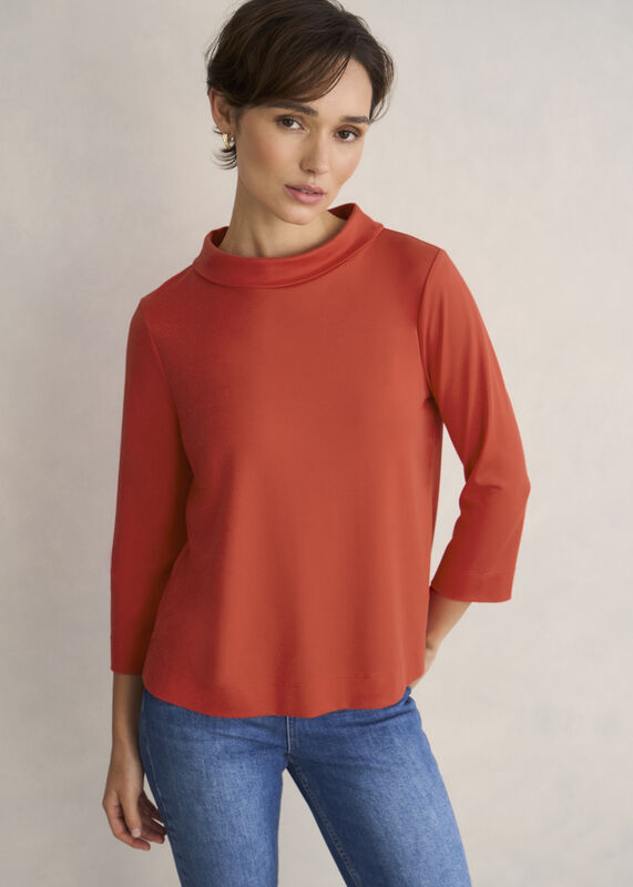 Catriona Roll Neck Top