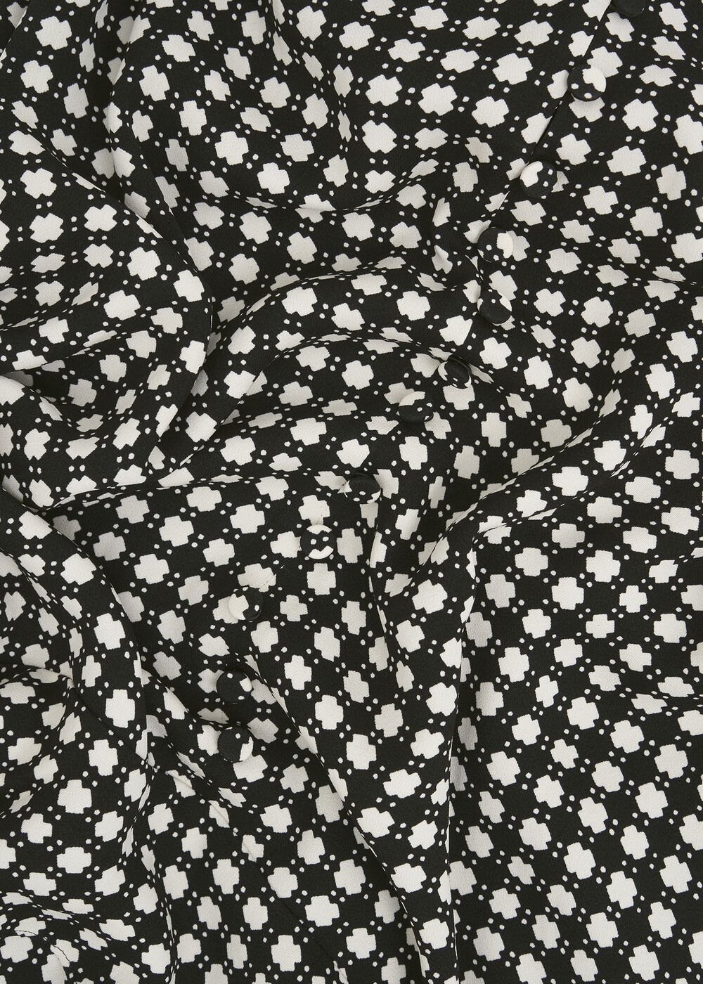 Hewlett Geo Mini Dress, Black Cream, hi-res