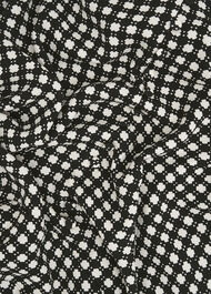 Hewlett Geo Mini Dress, Black Cream, hi-res