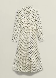 Larina Dress, Ivory Navy, hi-res