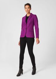 Jessica Wool Jacket, Purple, hi-res