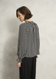 Hewlett Geo Top, Black Cream, hi-res