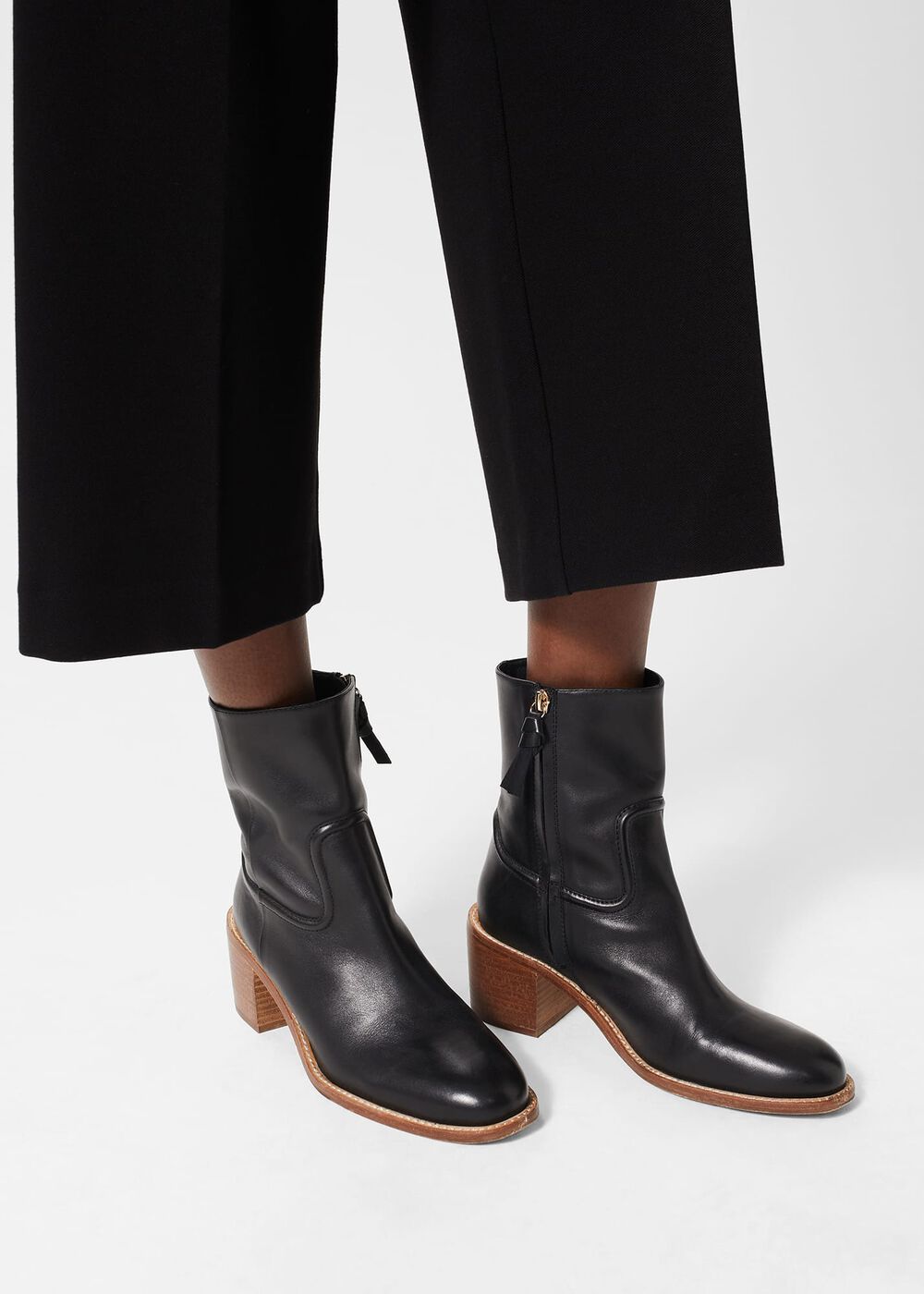 Jenn Ankle Boots, Black, hi-res