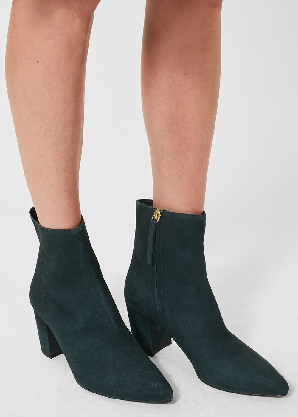 Lyra Ankle Boots, Forest Green, hi-res