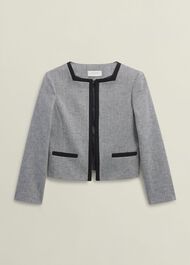 Nyra Jacket, Black Ivory, hi-res