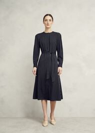 Finley Dress, Navy Ivory, hi-res
