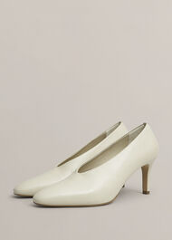 Cleo Pumps, Warm Ivory, hi-res