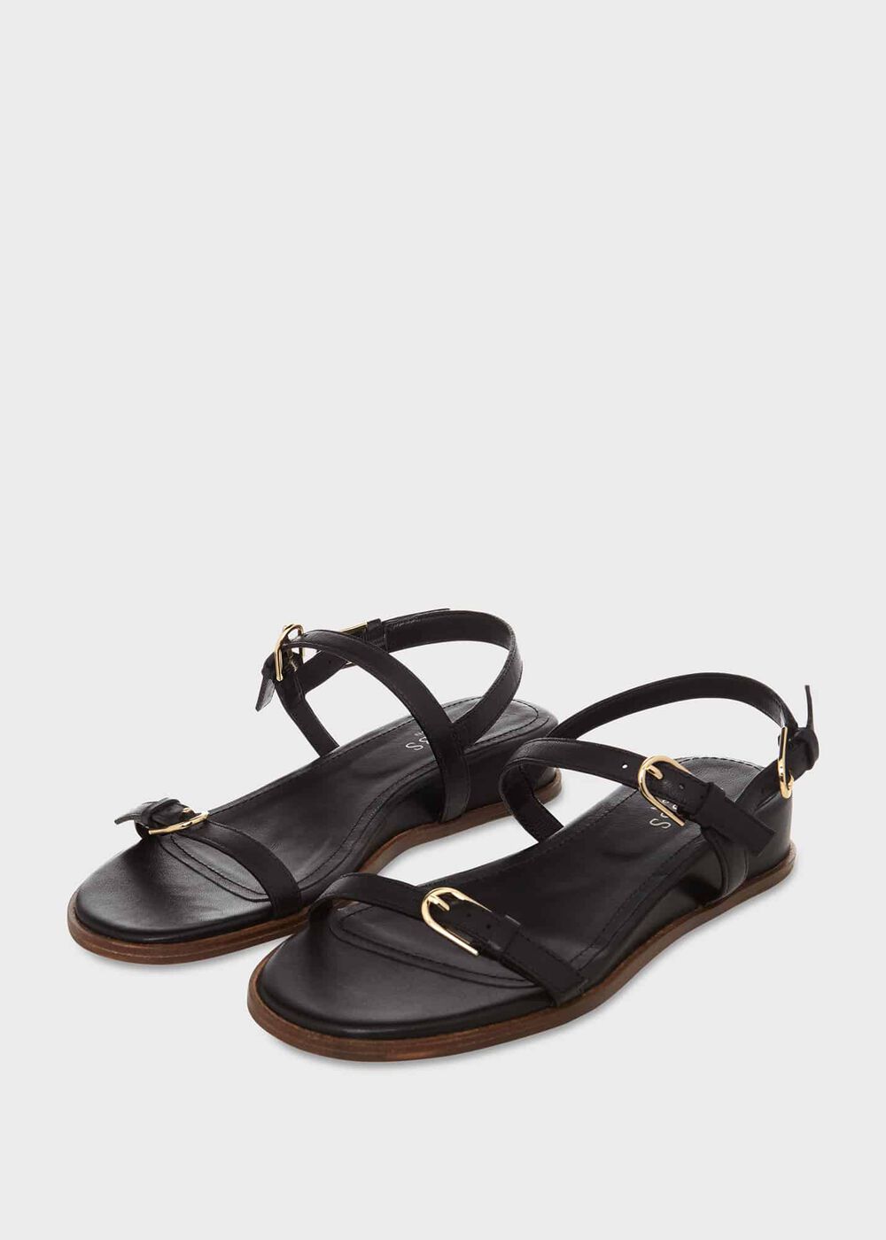 Lila Footbed Sandal, Black, hi-res