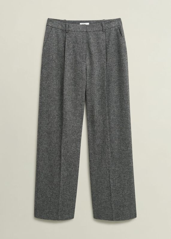 Emelie Wide Trousers With Wool