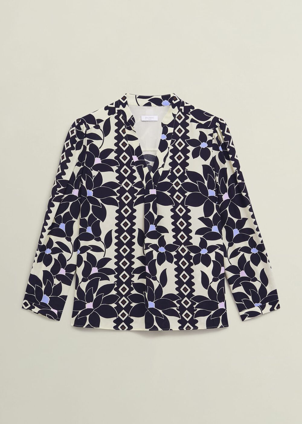 Jilly Blouse, Navy Multi, hi-res