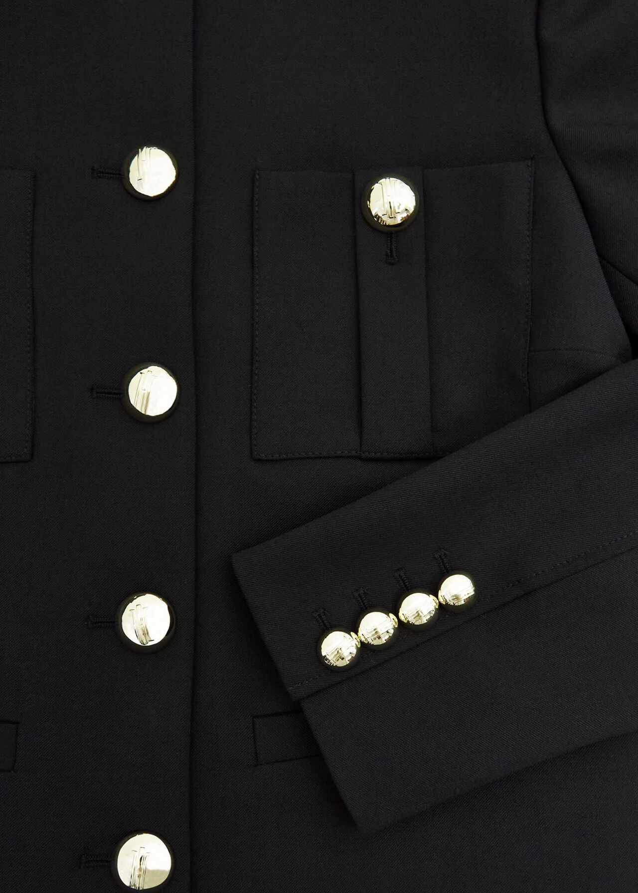 Sinclair Jacket With Wool, Black, hi-res